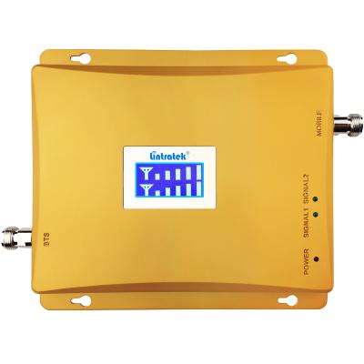 China Home or office use 2g 3g 4g LCD display 65db GSM 900mhz 4g lte 1800mhz cell phone receiver lintratek signal booster for sale