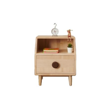 China JIAMUJIA Nightstand (Other) Solid Wood In Cube 1 Adjustable Single Drawer Contemporary Style for sale