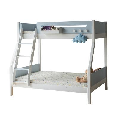 China Hot Selling Furniture JIA MU JIA Solid Wood Child's Bunk Bed Kids Furniture Solid Wood and MDF Bunk Bed for Kids Bed for sale