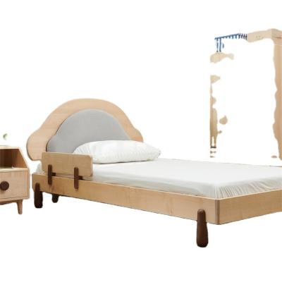 China Modern American Style Beautiful Bed Room Furniture Bedroom Wooden JIAMUJIA Beds In Kindergarten for sale