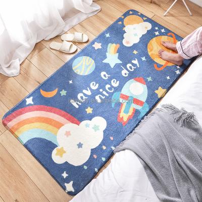 China Non-slip Lamb Down Thick Modern Indoor Toilet Floor High-Hair Absorbent High Water Cover Crawling Mat Driving Household for sale