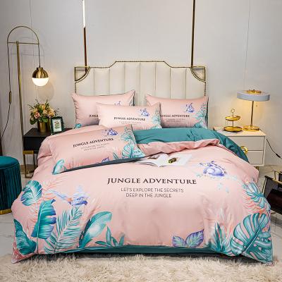 China Anti-Static 100% Cotton 100 Polyester Fabric Embroidery Patchwork Winter Thicken Latest Flannel Design Single Warm Soft Sheet Bedding Set for sale