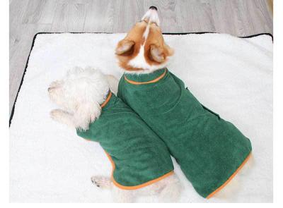 China Sustainable Hot Selling Product Pet Drying Absorbent Coat Bathrobe Towel For Dogs for sale