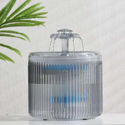 China New automatic water fountain with portable purification system water cat clear water fountain for sale