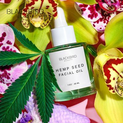 China Skin Revitalizer OEM Organic Hemp Seed Oil In Oil Deep Hydration Moisture Natural Hemp Face Oil Skin Care for sale