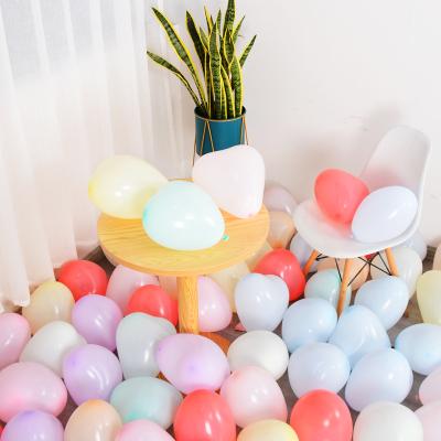 China Colorful Advertising Toy 12inch Heart Shape Latex Balloons for Macaron Birthday Party Wedding Valentines Day Balloon Decoration Supplies Globos for sale