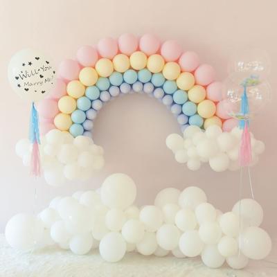 China Advertising Toy Advertising 10 inch NEW Pastel Party Item China Macaroon Latex Balloon Toy Globes Party Decoration for sale