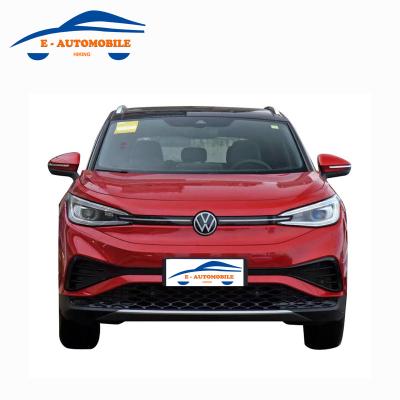 China Leather VW ID 4X Electric SUV Car 500 Km Ternary Lithium Battery for sale