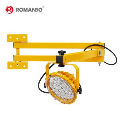 China High Bright Aluminum Dock Lights 360 Degree Rotatable Head Lamp Dock Light with Flexible Arms for sale