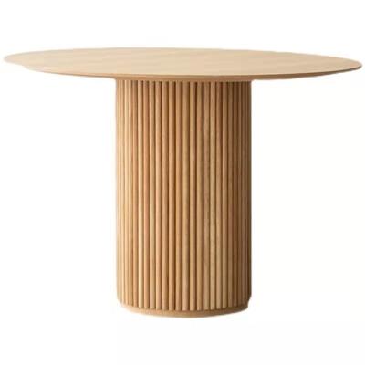 China Apartment household Ash Wood Dining Table Leisure small desk (height) round table fashion negotiation table Nordic simple coffee adjustable desk for sale