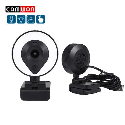 China Cheap Camwon 2Mp Laptop Web Cameras for PC Computer Plug and Play USB Charging Wireless Spy Mini LED Light Webcam for sale