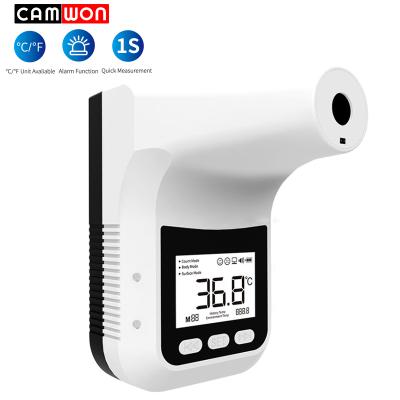 China Siren Body Temp Measure Alarm RoHS Wall Mounted Wall Thermometer Built-in Camwon Pro's High Quality K3 Bracket with Voice Report for sale