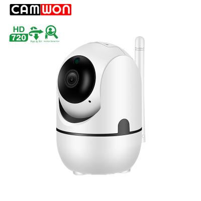 China 720P 1080P HD Mini Spy Indoor Baby Monitor CCTV Camera Camwon Pan Tilt Wireless Built-in Siren Auto Cam Tracking Adjustment for DVR for sale