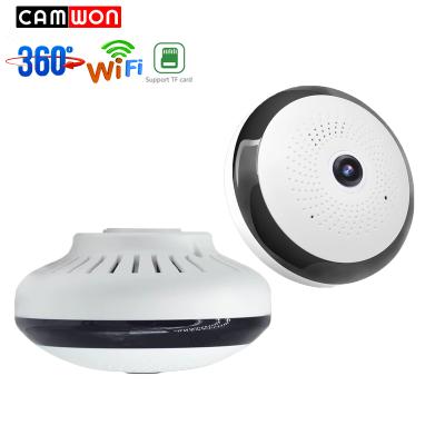 China Camwon 3.0MP Fisheye WiFi Built-in Mini IP Camera 360 Degree 2 Way Siren Wireless Hidden CCTV Audio Panoramic Camera with DVR for sale