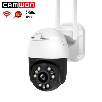 China PAN-TILT Camwon 5mp Small Outdoor Security Camera ICSee ICSee CCTV APP Wifi PTZ IP Camera for sale