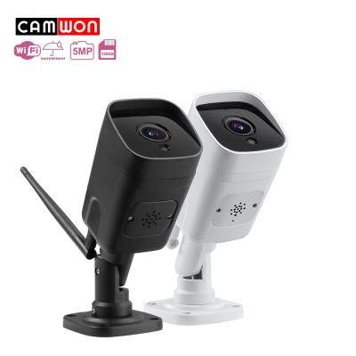 China Camwon IP HD 5MP Bullet Intelligent AI Night Vision Detection 25m Human Motion Tracking Camhi Pro WIFI CCTV Human Security Camera for sale