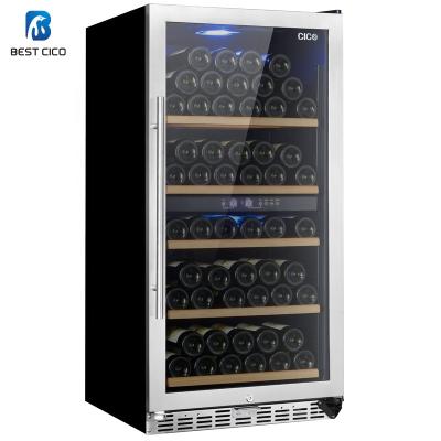 China COMPRESSOR 1.2M Height Compressor Wine Cooler With About 110 Bottle Capacity Wine Fridge SF-72D1 for sale