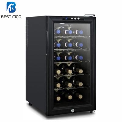 China CICO Homeuse Mini Size 48L 18 Bottle Wine Fridge Thermoelectric Cooler JC-48B 48L (20bottles) for sale