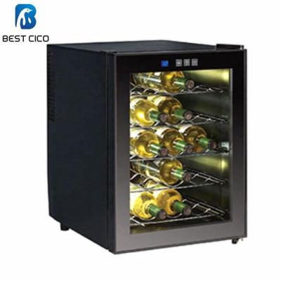 China Commercial Insurance 48 Liter 20 Bottles Small Electric Cooler Wine Fridge JC-48F 48L (20bottles) for sale