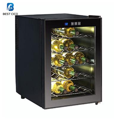 China THERMOELECTRIC Portable Electric Wine Cooler Barrel Semiconductor Wine Cooler Fridge JC-48F for sale