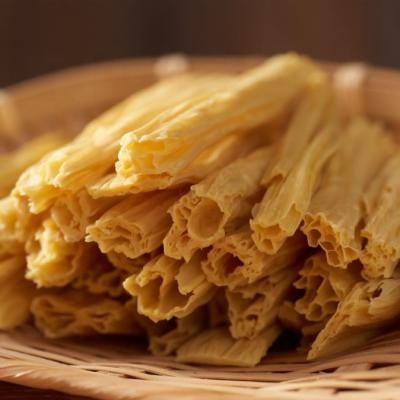 China Fuzhu Bean Curd Sticks Dried Bean Curd High Quality Organic Soybean Produce Natural Fresh Stick for sale