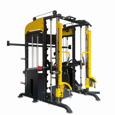 China Smith Machine Modern Commercial Multi Functional Power Equipment Gym Squat Rack Cable Crossover Trainer for sale