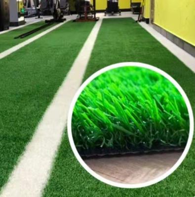 China Sports Venues Customized Logo Nature Artificial Grass Mat Exercise Landscaping Sports Venues Use Grass for sale