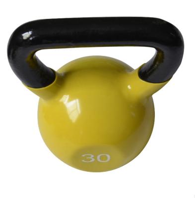 China Universal Gym Commercial High Quality Color Fitness Vinye Professional Body Building Kettlebell for sale