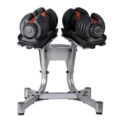 China Weight Adjustable Customization Adjustable Dumbbell Set Workout Weight Lifting Muscle Exercise Home Gym Fitness Equipment for sale