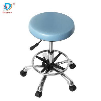 China Cheap Height Metal Steel Hospital Chairs Mobile Adjustable Doctors Stool for sale