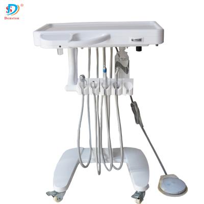 China Easy Operation Dental Equipment Trolley Medical Trolley Movable And Portable Turbine Table Unit Positioning Auxiliary Trolley With No Pump for sale