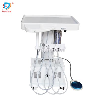 China Portable Dental Turbine Mobile Trolley Metal Unit Dental Trolley for sale