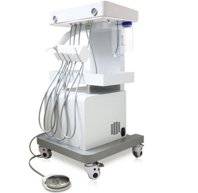 China Dental Equipment Dental Regional Turbine Unit Trolley With Plug , Mobile Dentist Trolley Cart for sale