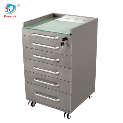 China Portable Steel Medical Dental Storage Cabinet Large Drawer Furniture 5 Steel Storage Cabinet for sale