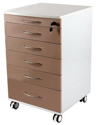 China Durable Portable Medical Dental Large Storage Cabinet 5 Drawer Furniture Steel Storage Cabinet DSD-6898 for sale