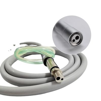 China Dental regional unit accessory 2 holes tubing tube pipe handpiece dental cable with connector for sale