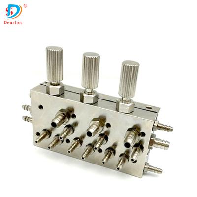 China Metal chair accessories dental parts in 1 valve for sale