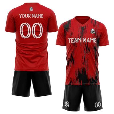 China Shirts & Tops Cool Youth Team Wear Football Uniforms Soccer Jerseys Customer Sublimation Printing Custom Football Shirts for sale