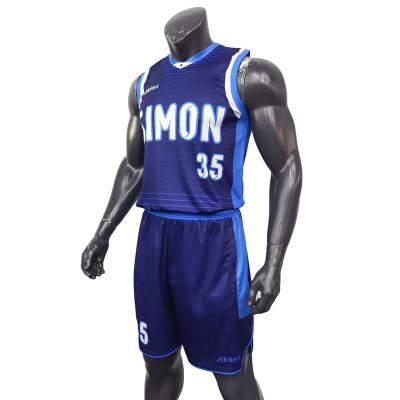 China Breathable Custom Sublimation Basketball Jersey Club Uniform Design for sale