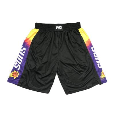 China 2022 Wholesale New Arrival Antibacterial Suns Men's Black Basketball Pants for sale