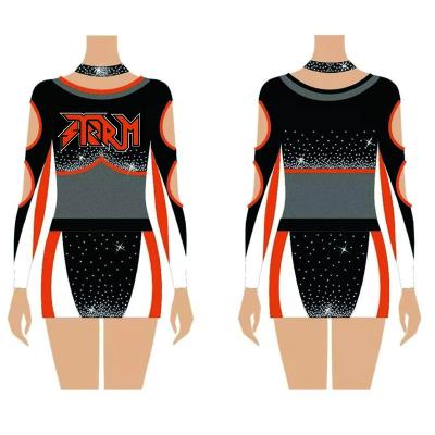 China Teamwear Sublimation All Star Cheerleading Uniform Manufacturers for sale