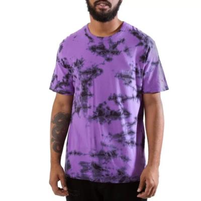 China High Quality OEM Manufacturing Men's T-shirt Hip T-shirt Hip T-shirt Custom-made Hip Hop Oversize Tie Logo Dye Breathable T-shirt for sale