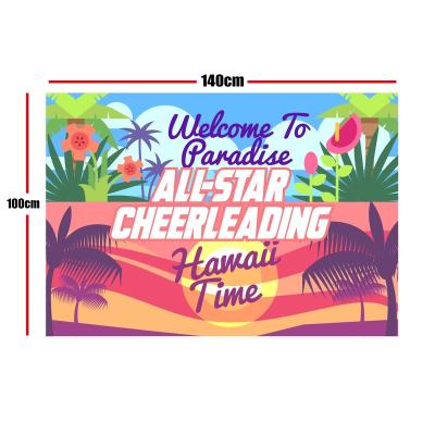 China Custom Cheerleading Beach Sublimation Beach Towel for sale