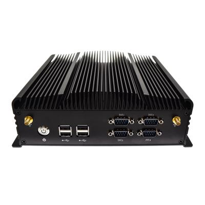 China Support 6* LAN Port Low Power Computer Vision 6 Lan Port Embedded Industrial Computer PC (Include 4*POE port) Fodenn Intel Celeron 6305 DDR4 64GB MINI for sale