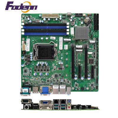 China Fodenn ODM/OEM Intel Lakes Q370 Coffee Desktop CPU Embedded Industrial PC Motherboard for sale