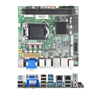 China Fodenn OEM/ODM Intel Haswell I3/I5/I7 X86 DDR3 LGA1150 H81 10COM 14USB Standard Industrial Port MINI-ITX Motherboard for sale