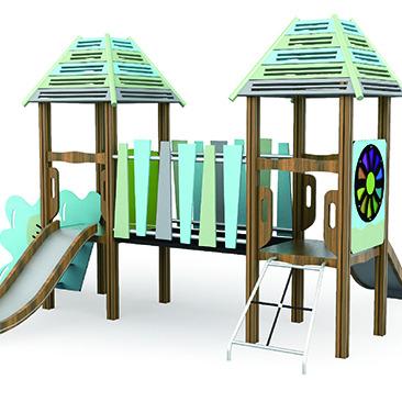 China As you request 2020 new design simple and elegant solid outdoor playground for sale