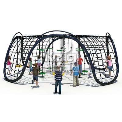 China Kids Playing Amusement Park Adventure Course Climbing Rope Obstacle Equipment Kid Indoor And Outdoor Playground for sale