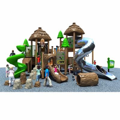 China Amusement theme park; kindergarten; school ; restaurants; Outdoor Mall Antique Treehouse Playground Equipment For Kindergarten Or Hotel for sale