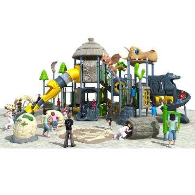 China 3-15 Years New Design KAIQI Dinosaur Playground Plastic Outdoor Kids Playsets For Toddlers for sale